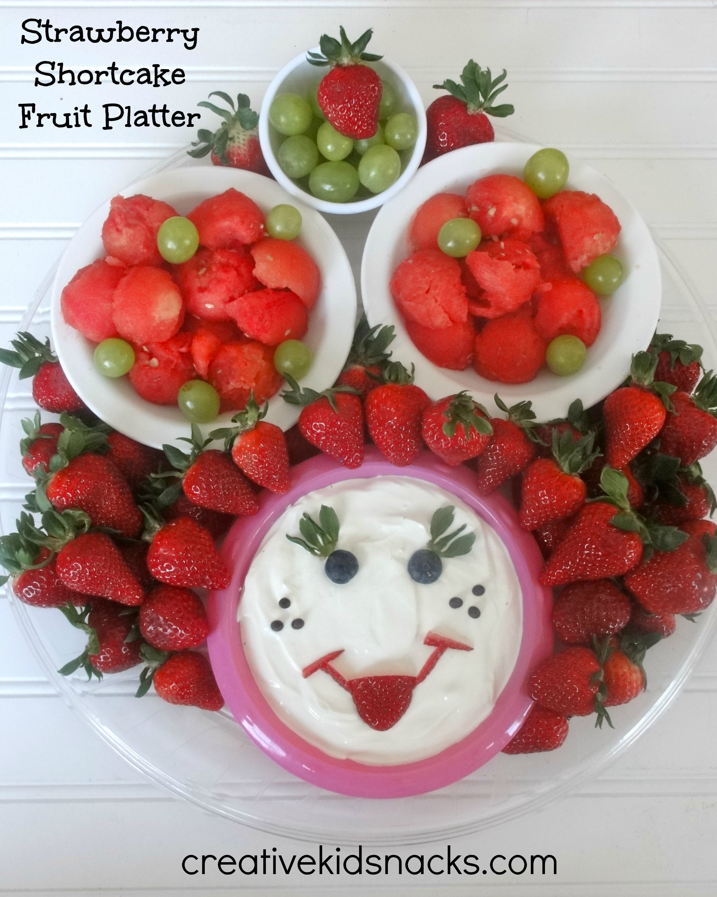 Strawberry Shortcake from creativekidsnacks.com